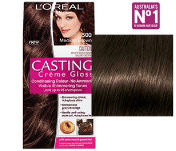 LOREAL CASTING HAIR COLOUR LIGHT BROWN 500